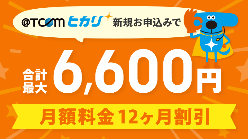 TCOMヒカリ月額割詳細