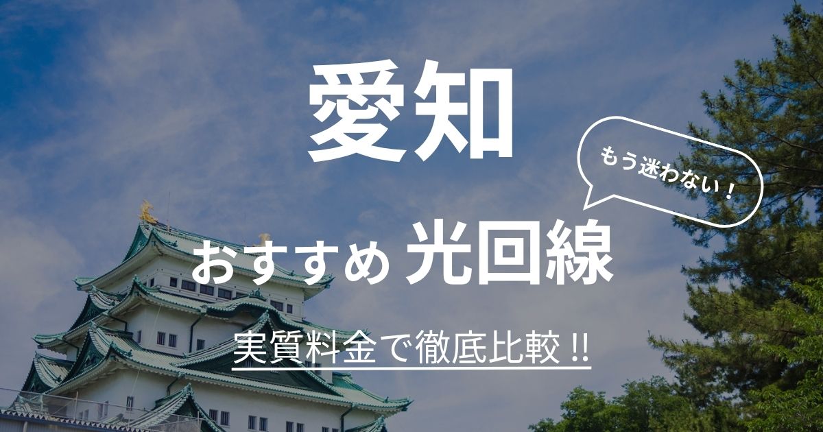 愛知 おすすめ光回線記事